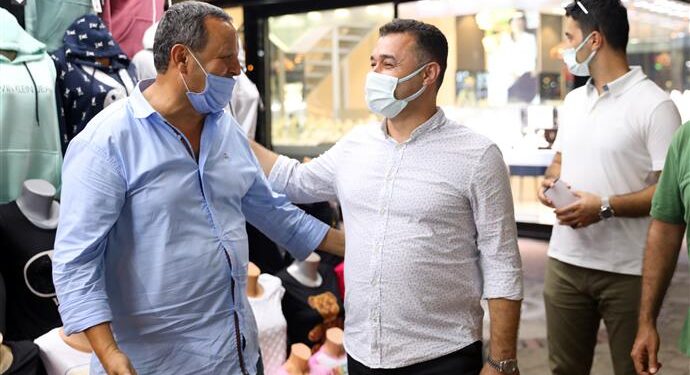 BAŞKAN YÜCEL’DEN ESNAF ZİYARETİ