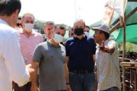 BAYRAM ÖNCESİ KURBAN PAZARINI DENETLEYEN BAŞKAN YÜCEL VATANDAŞLARA ‘SABİT HAYVAN PAZARI’ MÜJDESİ VERDİ