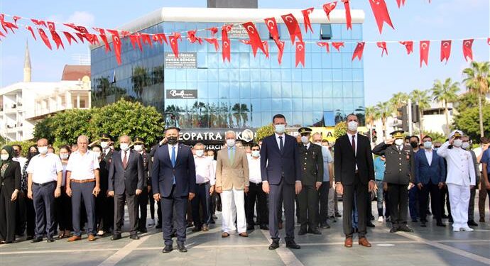 30 AĞUSTOS ZAFERİ ALANYA’DA TÖRENLE KUTLANDI