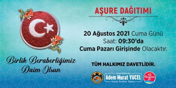 ALANYA BELEDİYESİ ÜÇ BİN KİŞİYE AŞURE DAĞITACAK