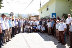 BAŞKAN YÜCEL ALANYA VE GÜNDOĞMUŞ’TA YANGIN BÖLGELERİNİ ZİYARET ETTİ