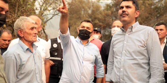 BAŞKAN YÜCEL; “YANAN BÖLGEYİ YENİDEN YAŞANABİLİR KILMAK İÇİN ELİMİZDEN GELENİ YAPACAĞIZ”