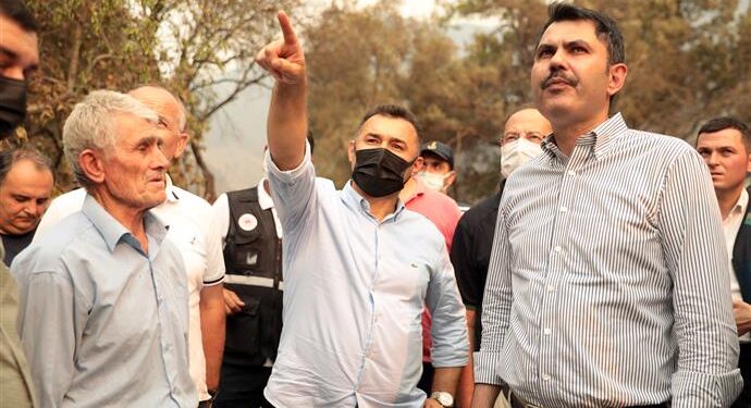 BAŞKAN YÜCEL; “YANAN BÖLGEYİ YENİDEN YAŞANABİLİR KILMAK İÇİN ELİMİZDEN GELENİ YAPACAĞIZ”