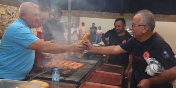 BAŞKAN ŞAHİN, GÜNDOĞMUŞ HALKININ DA YANINDA