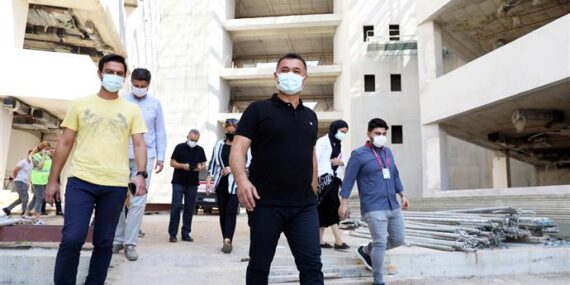 YENİ BELEDİYE BİNASI GÜN SAYIYOR BAŞKAN YÜCEL: “GELECEK YIL İÇİNDE YENİ BELEDİYE BİNASINDA HİZMET VERMEYE BAŞLAYACAĞIZ”