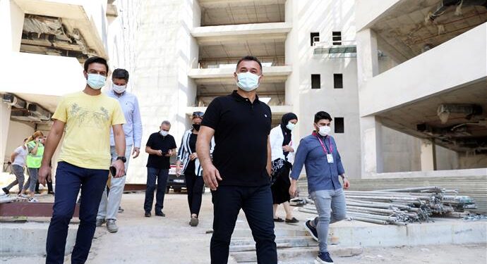 YENİ BELEDİYE BİNASI GÜN SAYIYOR BAŞKAN YÜCEL: “GELECEK YIL İÇİNDE YENİ BELEDİYE BİNASINDA HİZMET VERMEYE BAŞLAYACAĞIZ”