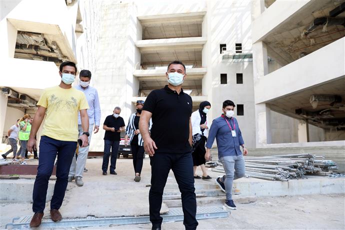 YENİ BELEDİYE BİNASI GÜN SAYIYOR BAŞKAN YÜCEL: “GELECEK YIL İÇİNDE YENİ BELEDİYE BİNASINDA HİZMET VERMEYE BAŞLAYACAĞIZ”