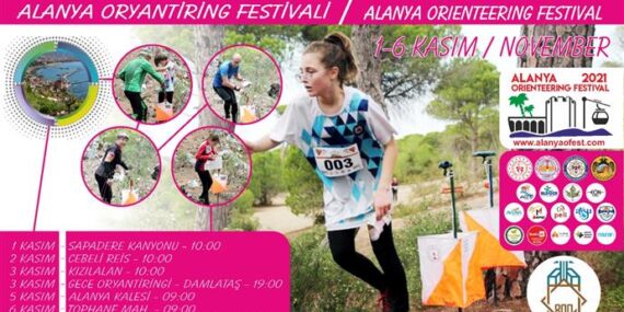 7.ULUSLARARASI ALANYA ORYANTİRİNG FESTİVALİ BAŞLIYOR