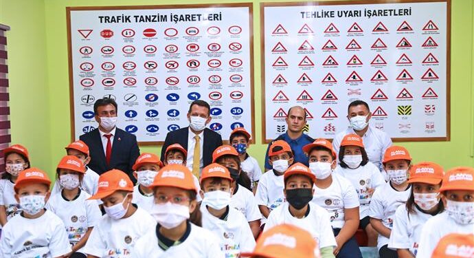 ALANYA BELEDİYESİ TRAFİK EĞİTİM PARKINDA EĞİTİMLER YENİDEN BAŞLADI