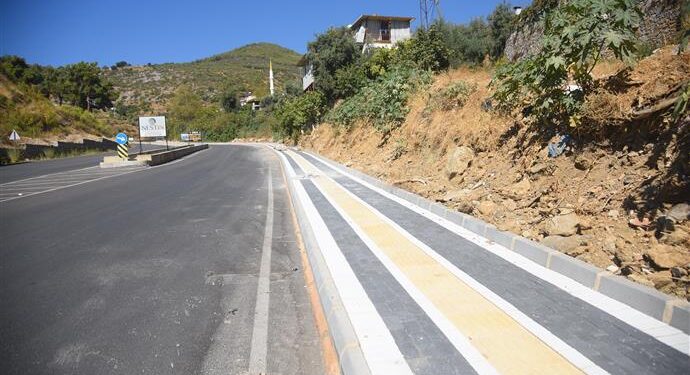 KUZEY ALANYA’YA KESİNTİSİZ KALDIRIM ÇEVRE YOLUNDAN KURŞUNLU MEVKİİ’NE KESİNTİSİZ ULAŞIM