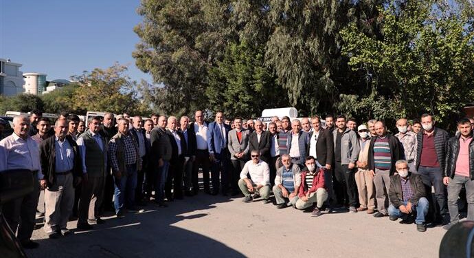 BAŞKAN YÜCEL BATI BİRLİK MİNİBÜS ESNAFLARIYLA BULUŞTU