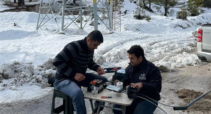 ALANYA BELEDİYESİ’NDEN YAYLALARDA FİBER ÇALIŞMA