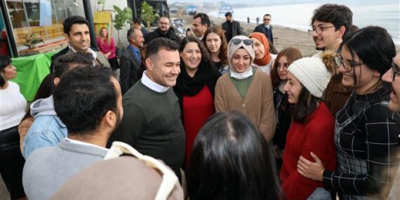 BAŞKAN YÜCEL ALANYA’DAKİ ÜNİVERSİTE ÖĞRENCİLERİ İLE BİR ARAYA GELDİ