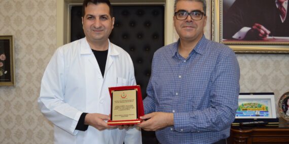 HASTANEDE DEVİR TESLİM TÖRENİ GERÇEKLEŞTİ
