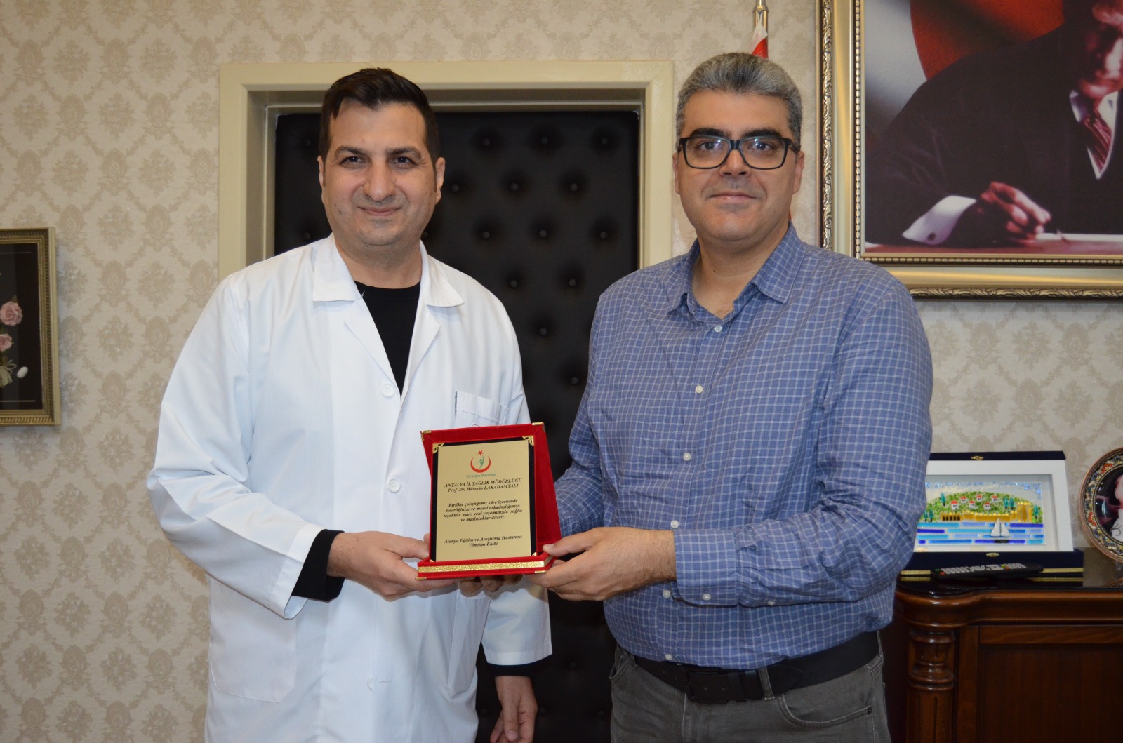 HASTANEDE DEVİR TESLİM TÖRENİ GERÇEKLEŞTİ