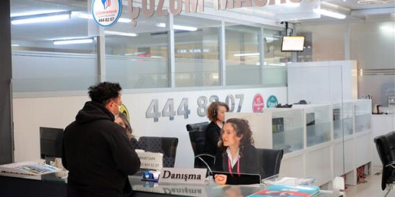 56 BİN 500 TALEP ÇÖZÜM’E KAVUŞTU