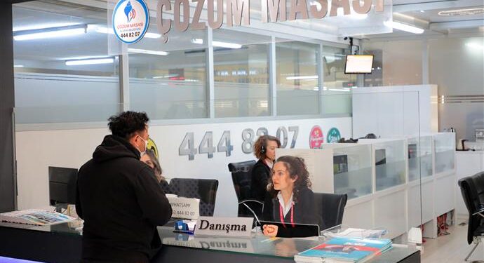 56 BİN 500 TALEP ÇÖZÜM’E KAVUŞTU