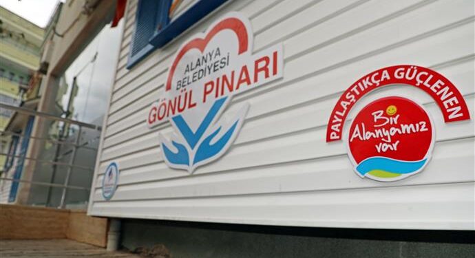 ALANYA BELEDİYESİ GÖNÜL PINARI PROJESİ İLE İHTİYAÇ SAHİPLERİNE ULAŞIYOR