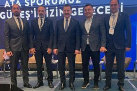 BAŞKAN YÜCEL ANTALYA’DA DÜZENLENEN 2022 YAĞLI GÜREŞ FORUMU’NA KATILDI
