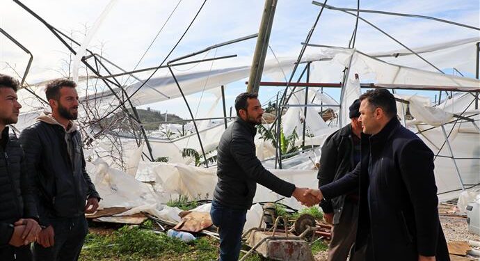 BAŞKAN YÜCEL’DEN AFETZEDELERE GEÇMİŞ OLSUN ZİYARETİ