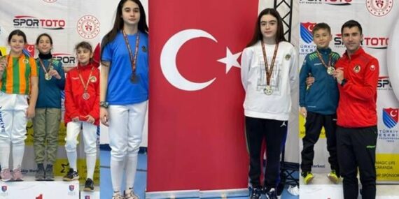 Madalyalarla döndük