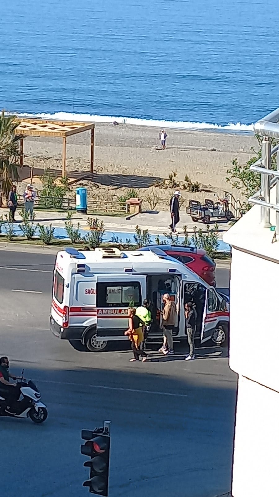 Mahmutlar’da kaza