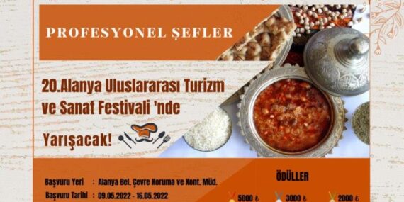 ALANYA BELEDİYESİ GÜLÜKLÜ ÇORBA YARIŞMASI DÜZENLİYOR