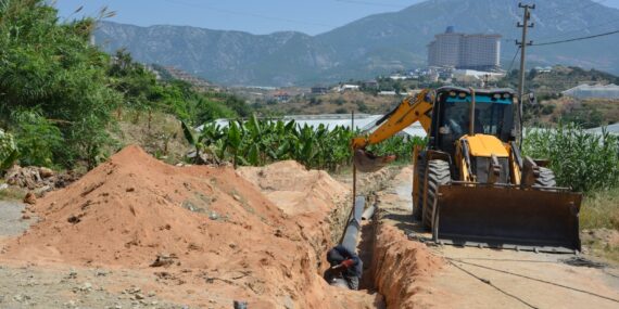 Büyükşehir’den Alanya’da  34 milyonluk alt yapı çalışması