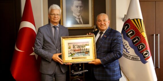 LİTVAN BÜYÜKELÇİ’DEN BAŞKAN ŞAHİN’E ZİYARET