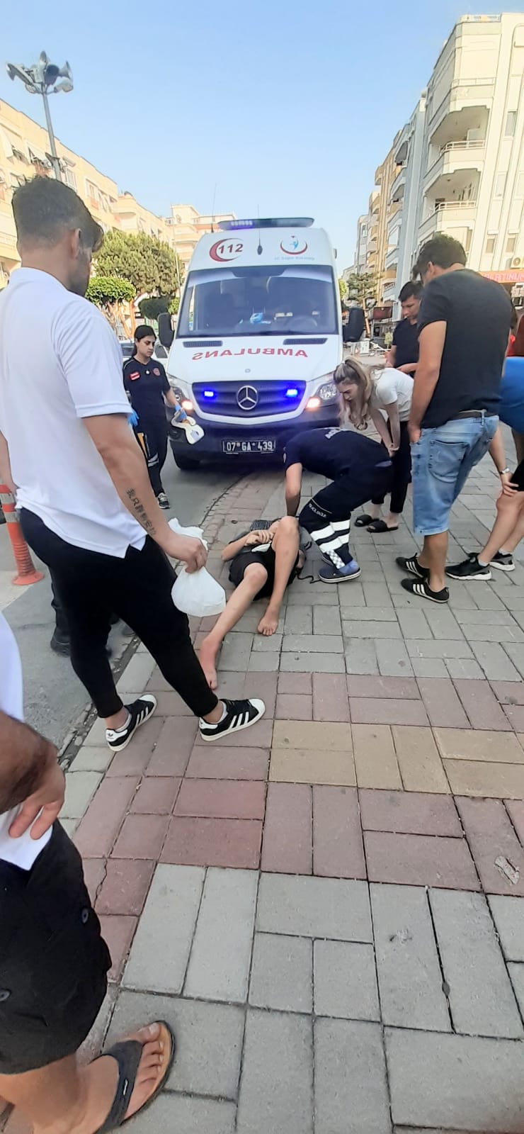 Mahmutlar’da trafik kazası