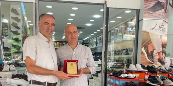 İbradı Milli Eğitim Müdürü Haydar YALÇIN’dan Teşekkür Plaketi