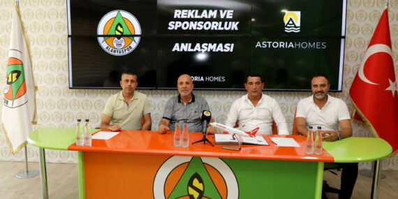Astoria Homes Alanyaspor reklam sponsoru oldu