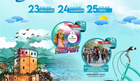 3. ULUSLARARASI ALANYA BİSİKLET FESTİVALİ BAŞLIYOR