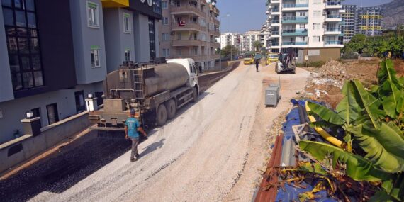 ALANYA BELEDİYESİ’NDEN   ASFALT ÇALIŞMALARI