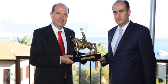 KKTC CUMHURBAŞKANI ERSİN TATAR’DAN ALANYA BELEDİYESİ’NE ZİYARET