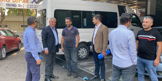 Erdem Sanayi’de iş insanlarını ziyaret etti