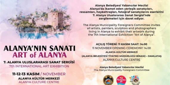 ULUSLARARASI SANAT SERGİSİ- ART OF ALANYA 11 KASIM’DA SANATSEVERLERLE BULUŞUYOR