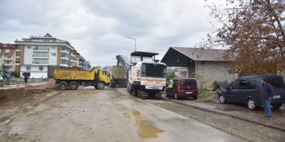 Kestel İsa Küçülmez Caddesi yenileniyor