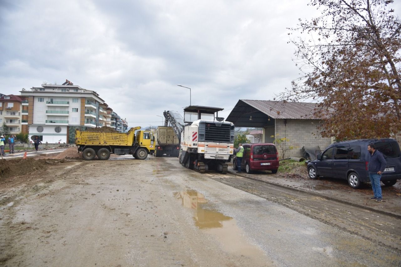 Kestel İsa Küçülmez Caddesi yenileniyor