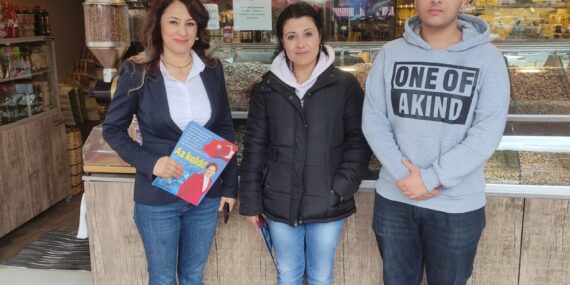 Aydoğan Mahmutlar’da esnafı ziyaret etti