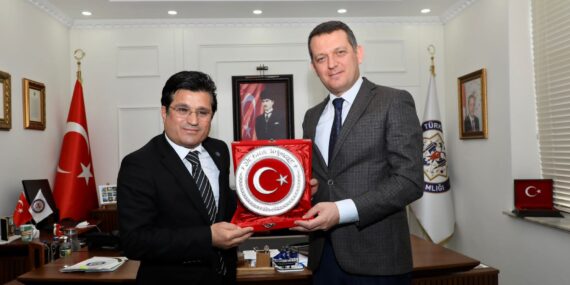 İYİ PARTİ’DEN KAYMAKAM ÜRKMEZER’E ZİYARET