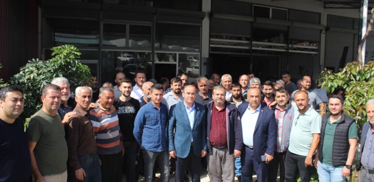 ÇAKIR’A SANAYİ ESNAFINDAN TAM DESTEK!