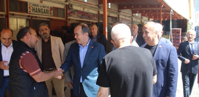 TOPTANCI HALİ ESNAFINDAN ÇAKIR’A BÜYÜK İLGİ!