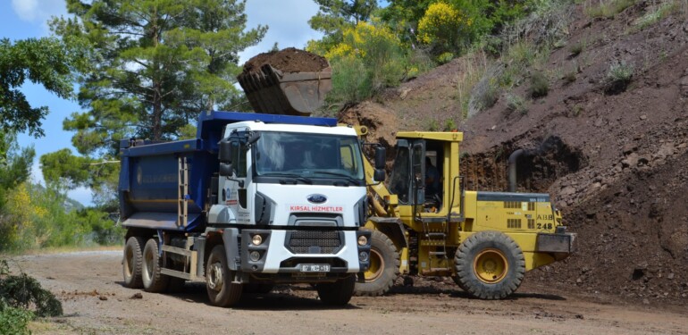 ALANYA BELDİBİ YOLU ASFALTA HAZIRLANIYOR