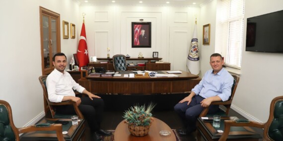BAŞKAN TOKLU’DAN KAYMAKAM ÜRKMEZER’E ZİYARET