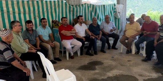 BAŞKAN TOKLU’YA DERE MAHALLESİNDE BÜYÜK İLGİ