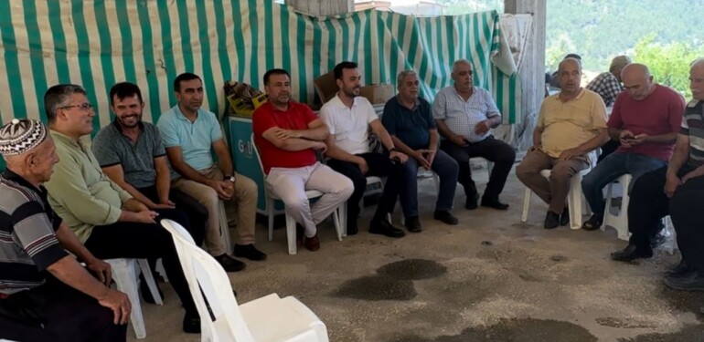 BAŞKAN TOKLU’YA DERE MAHALLESİNDE BÜYÜK İLGİ