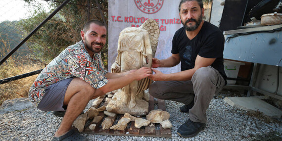 SYEDRA’DA ‘NİKE’ HEYKELİ BULUNDU