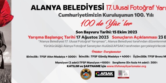 ALANYA BELEDİYESİ CUMHURİYETİN 100. YILINA ÖZEL FOTOĞRAF YARIŞMASI DÜZENLİYOR