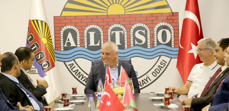 BAŞKAN ERDEM, UMMAN HEYETİNİ AĞIRLADI